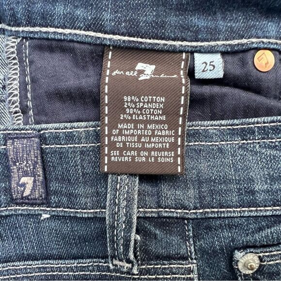 7 For All Mankind Roxanne Jeans 25 - Picture 6 of 9